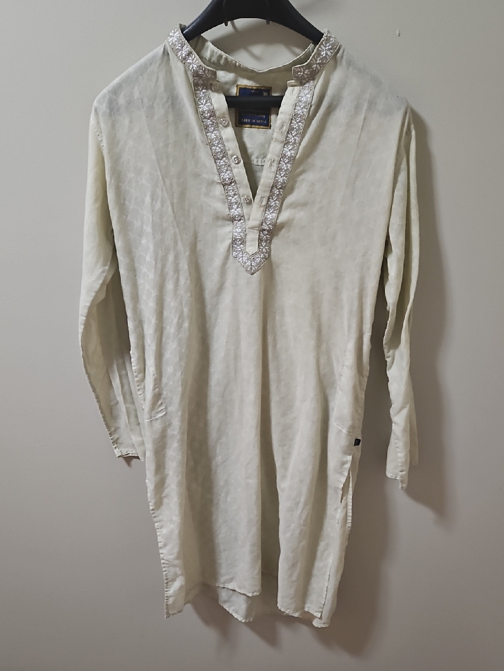 Embroidered V-Neck Tunic